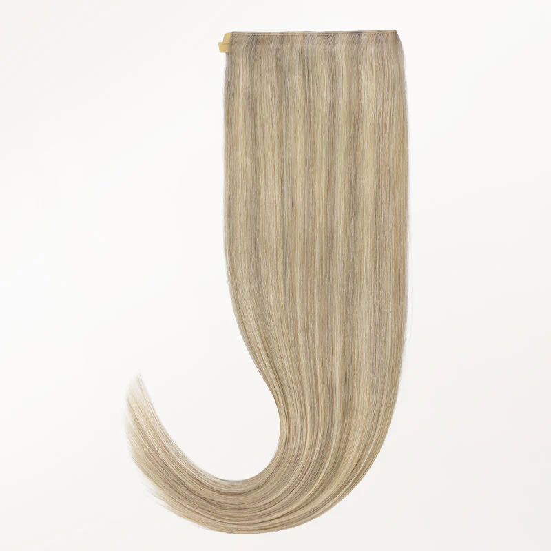 Ash Blonde Highlights (17A/60A) Genius Tape Weft Hair Extensions 60g - Image 21