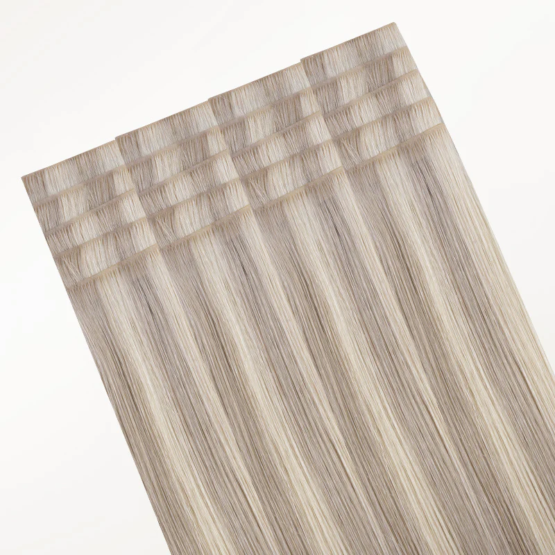 Ash Blonde Highlights (17A/60A) Invisi Edge Tape-Ins 50g - Image 7