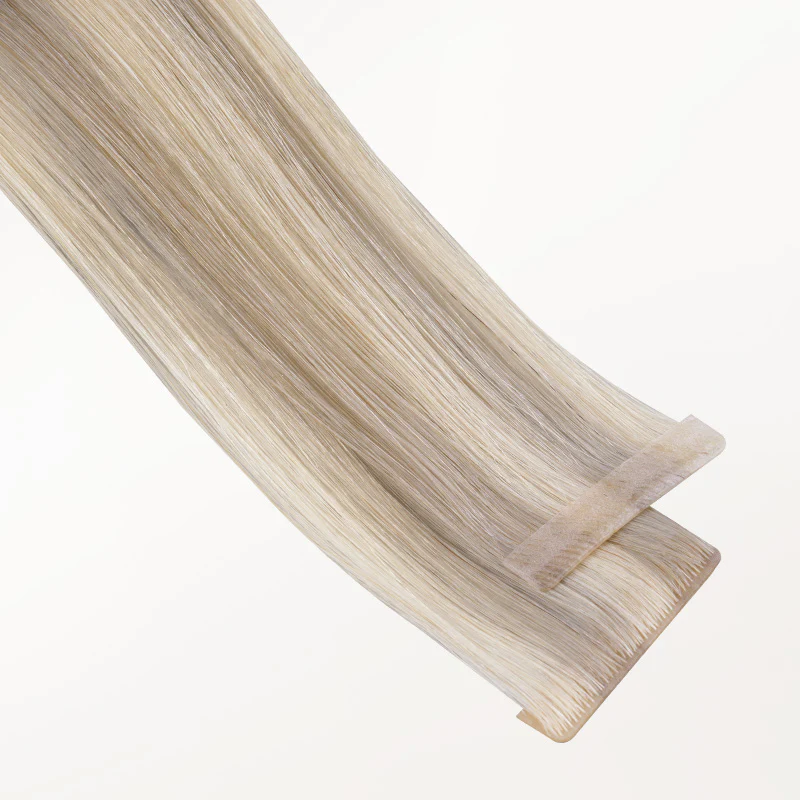 Ash Blonde Highlights (17A/60A) Invisi Edge Tape-Ins 50g - Image 8