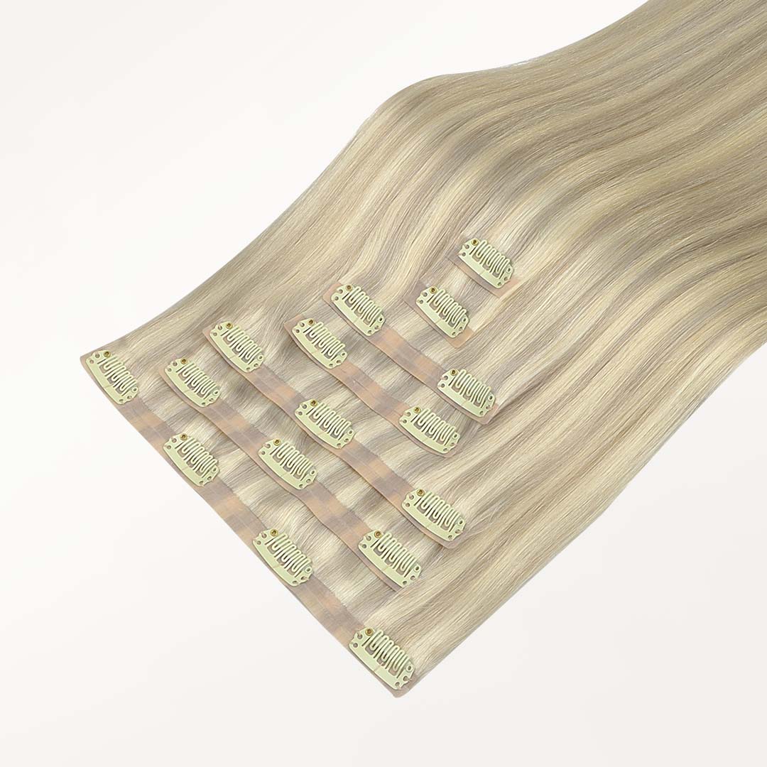 Ash Blonde Highlights (17A/60A) Seamless Clip-Ins [Clearance] - Image 7