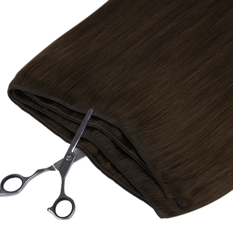 Ash Brown (5) Sew-In Weft Hair Extensions (80g-120g) - Image 3