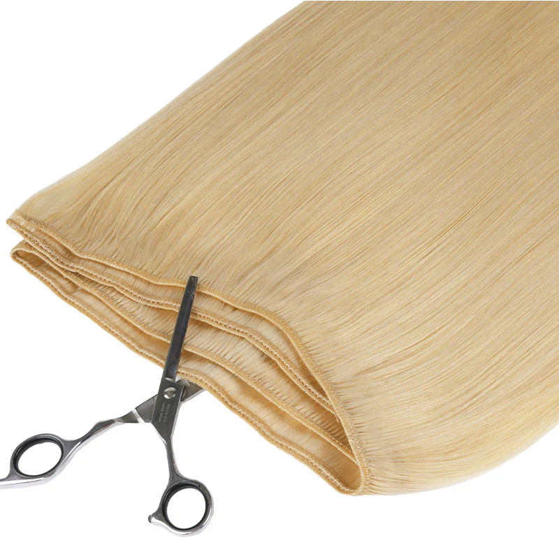 Bleach Blonde (613) Sew-In Weft Hair Extensions (80g-120g) - Image 3