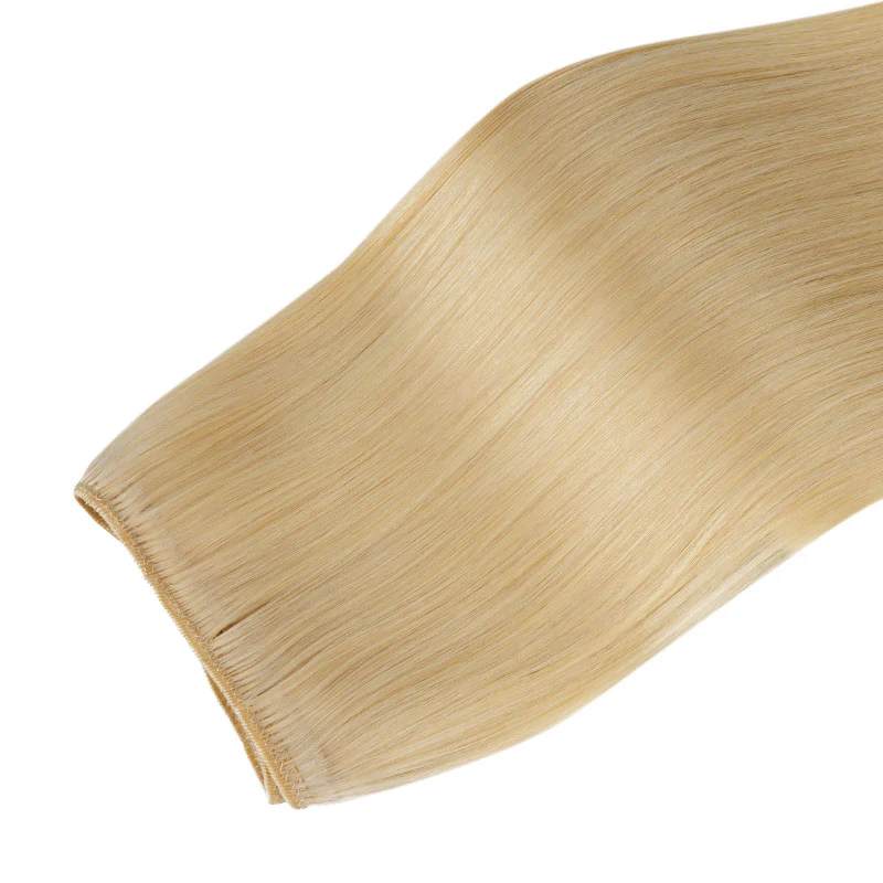 Bleach Blonde (613) Sew-In Weft Hair Extensions (80g-120g) - Image 9