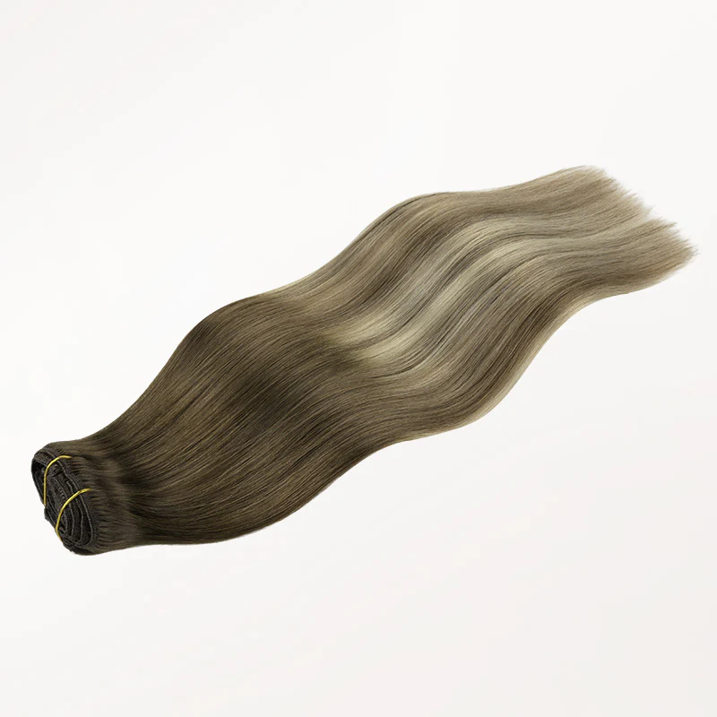 Bleach Blonde Balayage (3/8/613) Full Classic Clip-Ins (160g-220g) - Image 6