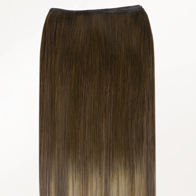 Bleach Blonde Balayage (3/8/613) Genius Weft Hair Extensions (50-120g) - Image 9