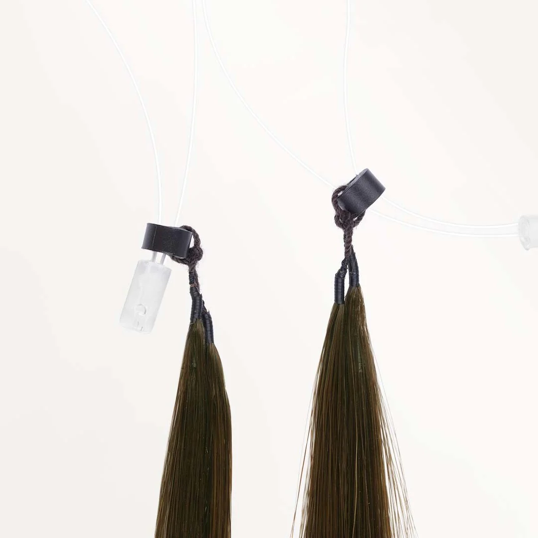 Bleach Blonde Balayage (3/8/613) Feather Crochet Hair 68g - Image 5