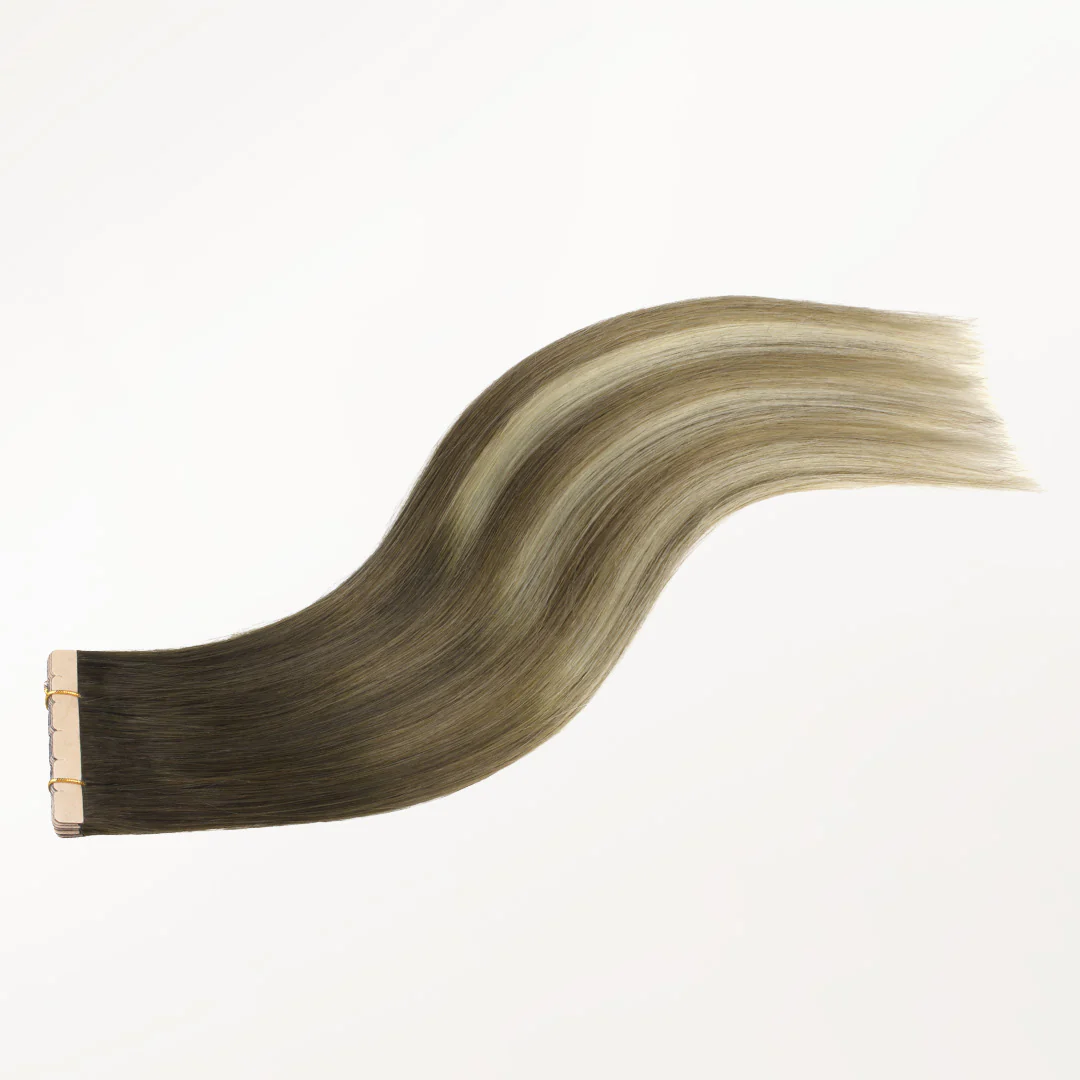 Bleach Blonde Balayage (3/8/613) Mini Tape-Ins 40g - Image 7