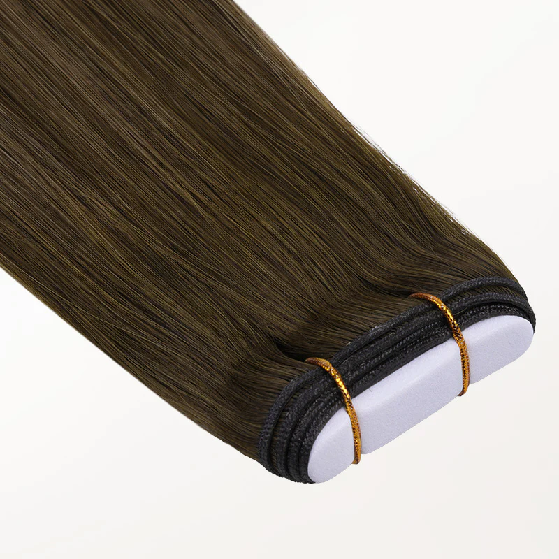 Bleach Blonde Balayage (3/8/613) Thick Genius Tape Weft Hair Extensions 100-120g - Image 5