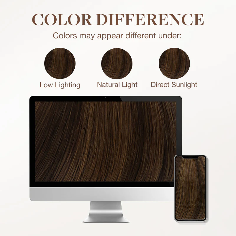 Brown Sugar Swirl Highlights (2C/4E/6C) Sew-In Weft Hair Extensions (80g-120g) - Image 8