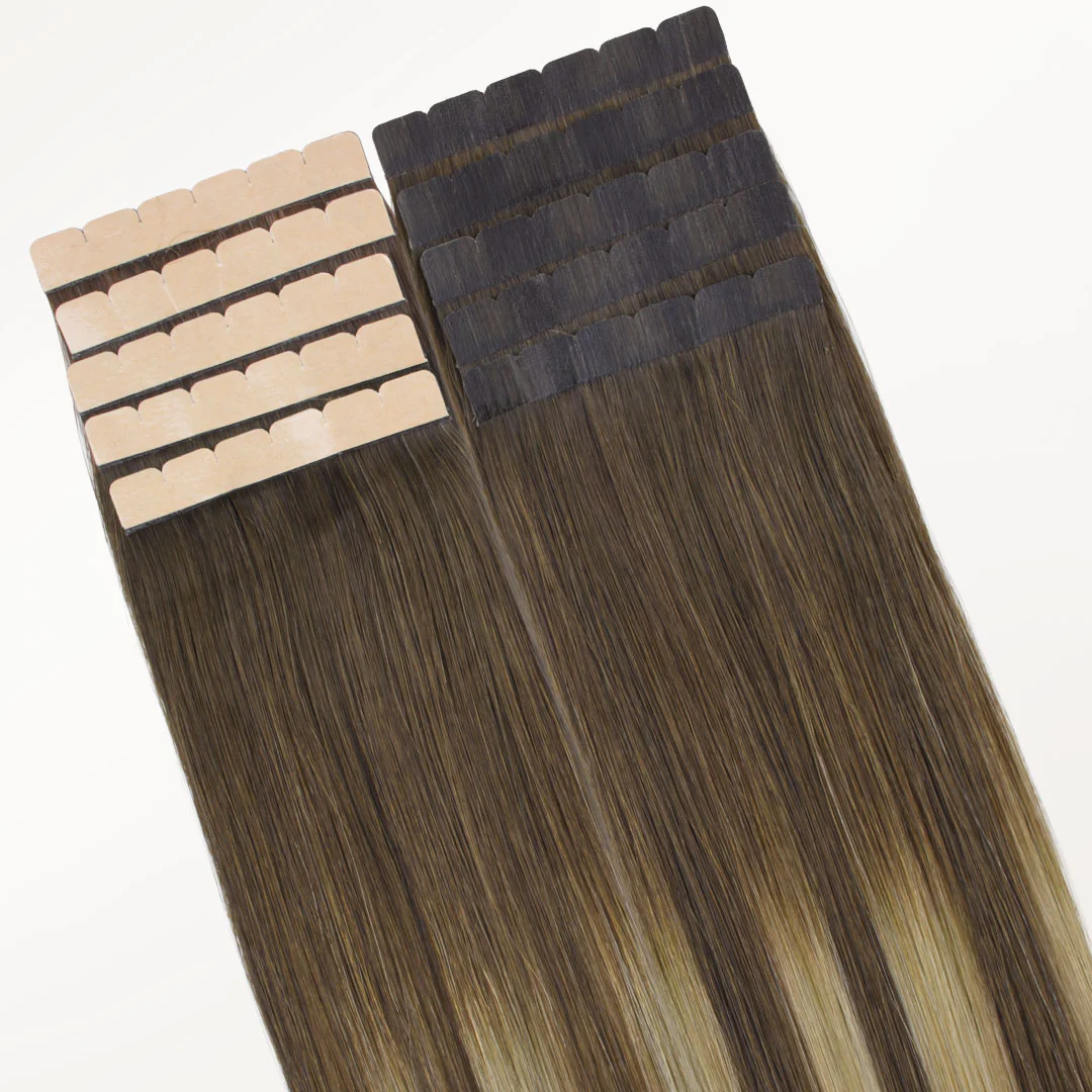 Caramel Blonde Balayage (4/27/4) Mini Tape-Ins 40g [Clearance] - Image 3