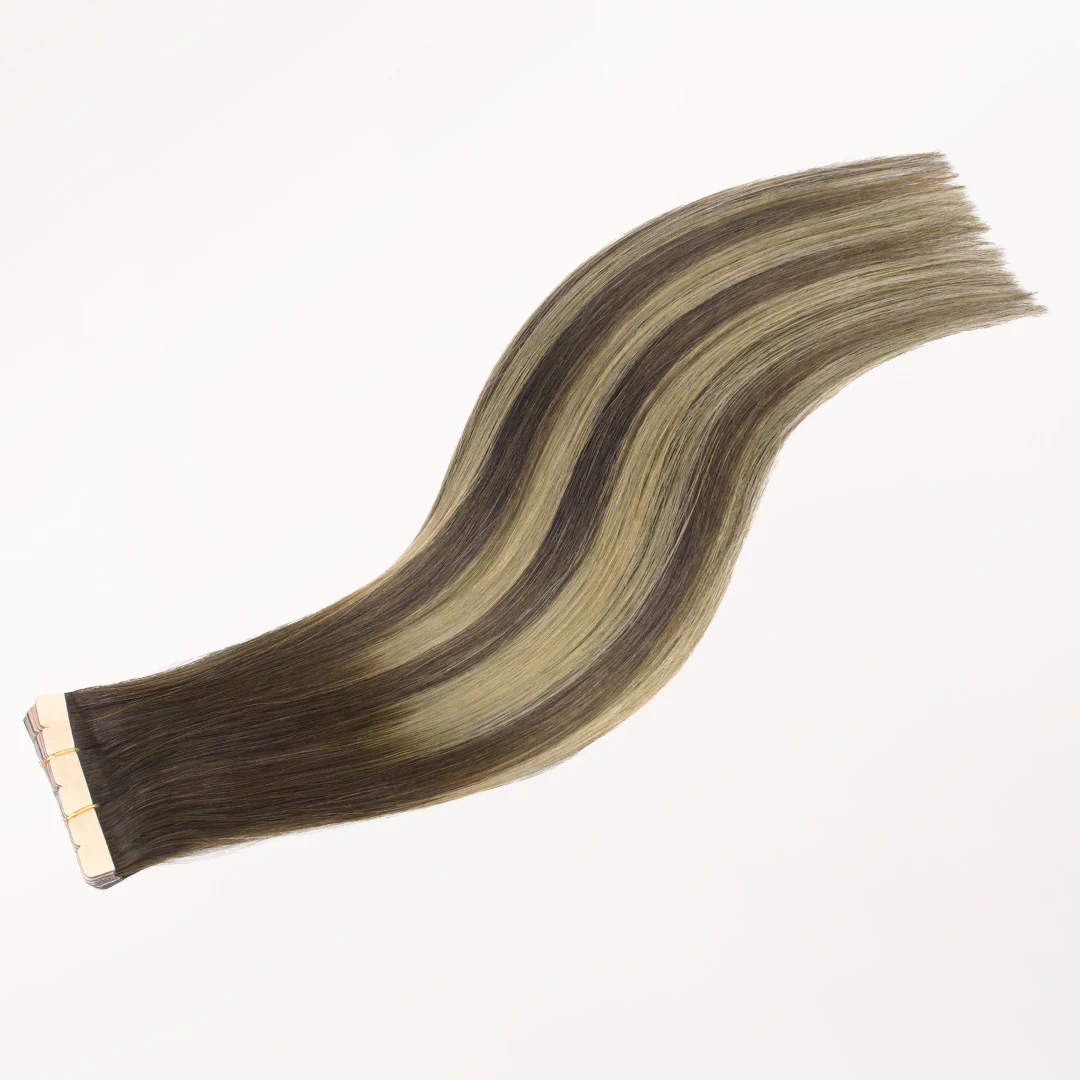 Caramel Blonde Balayage (4/27/4) Mini Tape-Ins 40g [Clearance] - Image 7