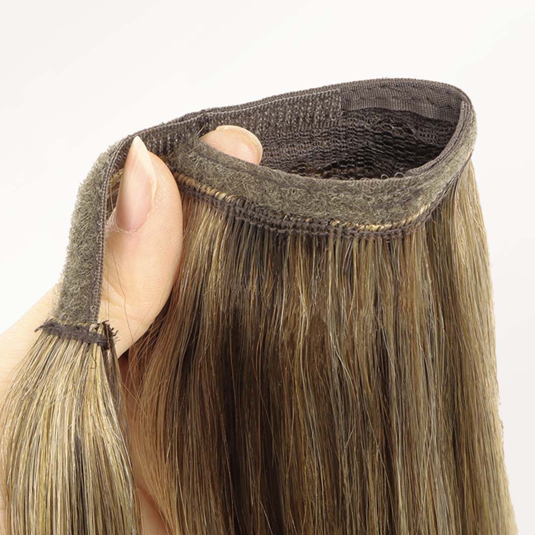 Caramel Blonde Balayage (4/27) Ponytail (75g-90g) - Image 3
