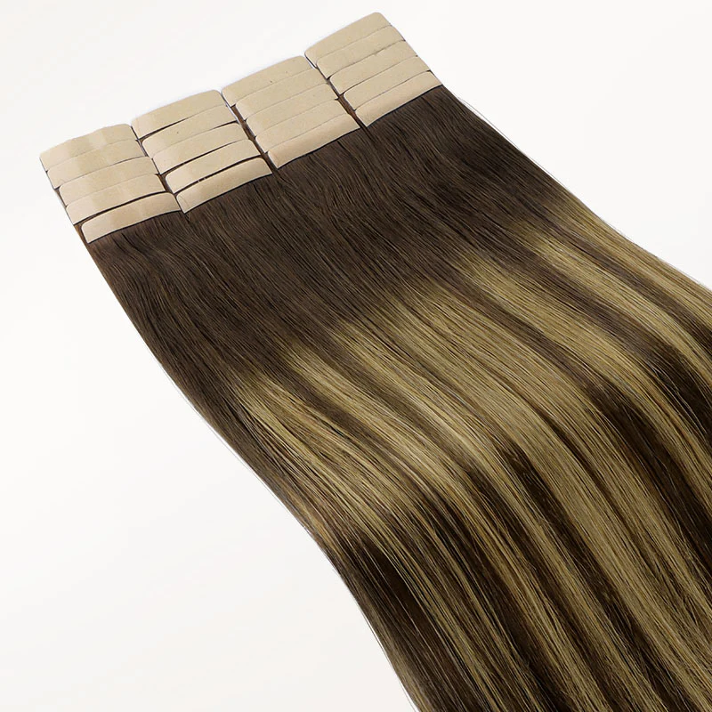 Caramel Blonde Balayage (4/27/4) Tape-Ins 50g - Image 4