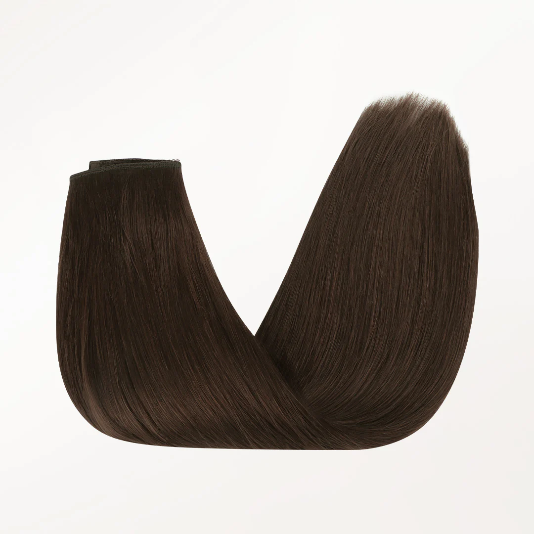 Chocolate Brown (4A) Wire Hair Extensions (70g-110g) - Image 7