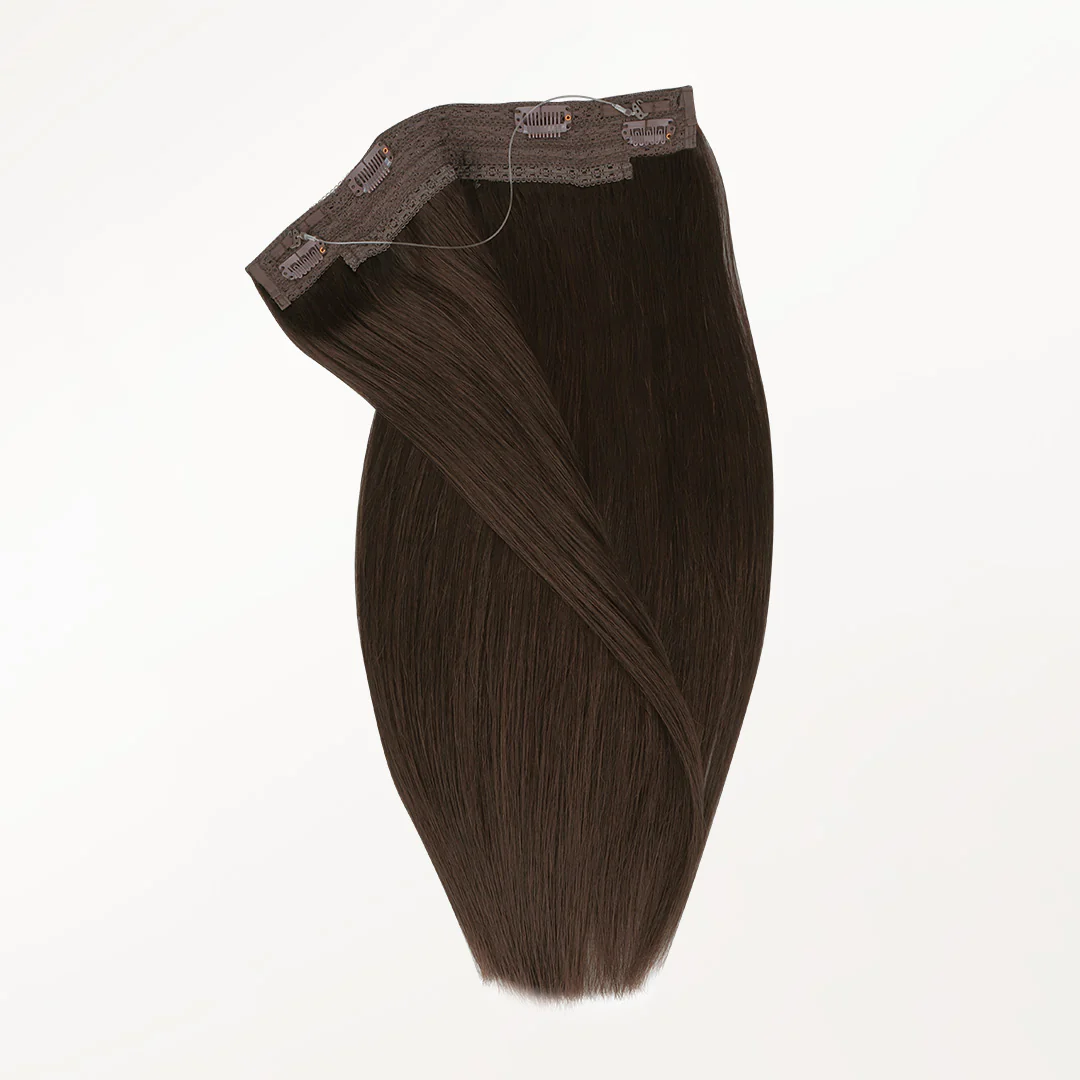Chocolate Brown (4A) Wire Hair Extensions (70g-110g) - Image 3
