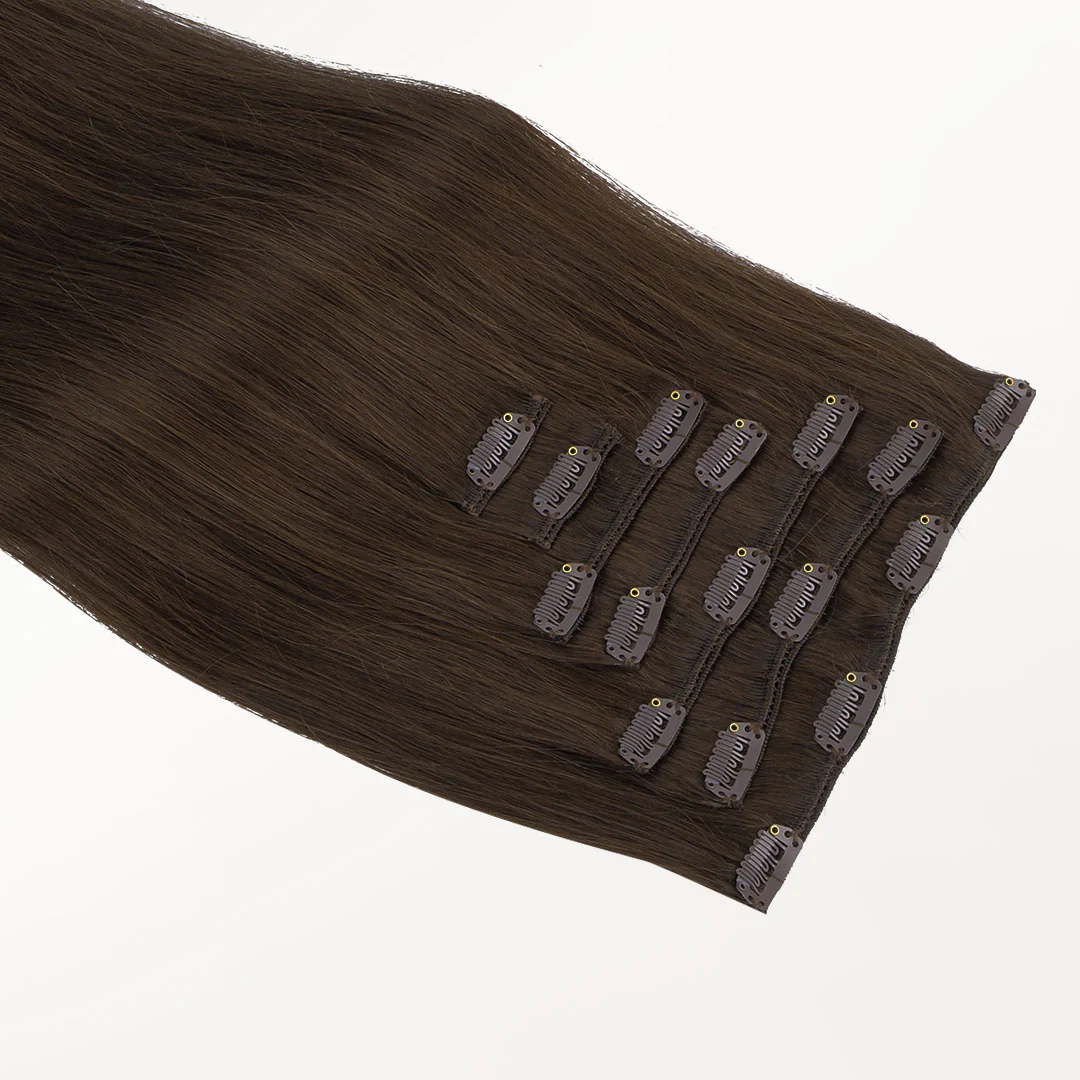 Chocolate Brown (4A) Classic Clip-Ins (150g-170g) - Image 4
