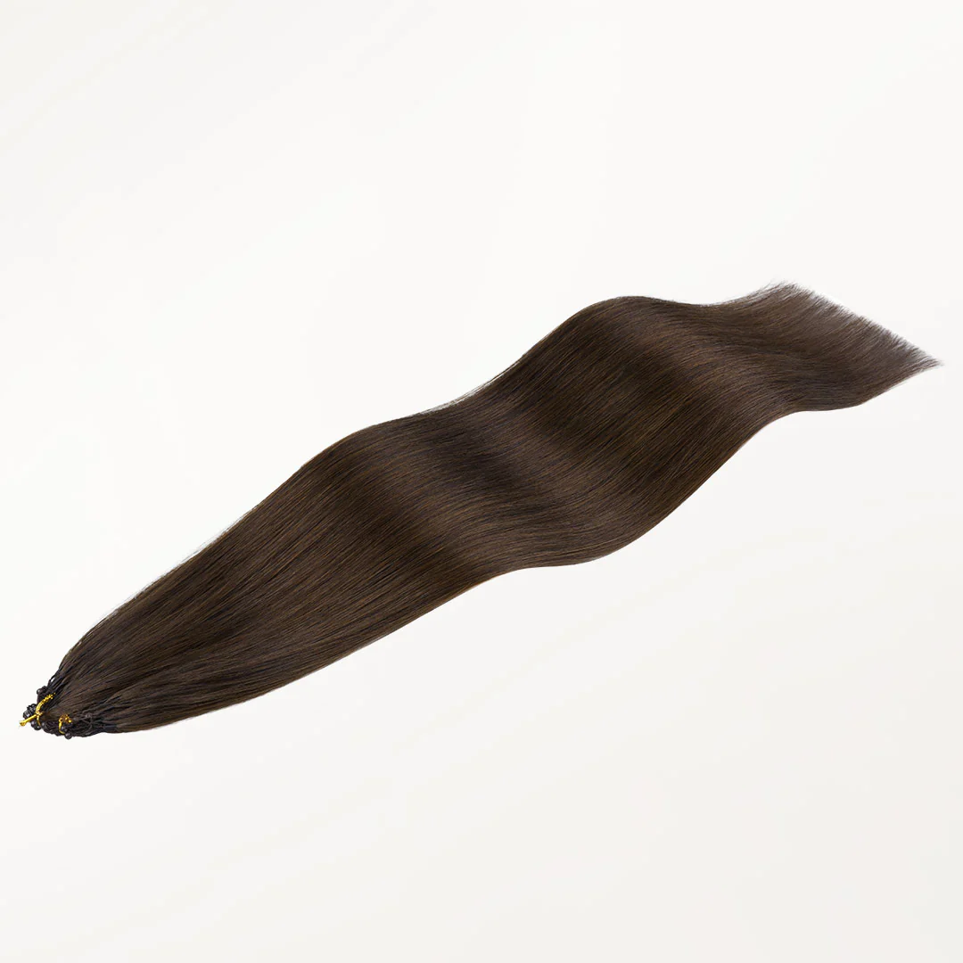 Chocolate Brown (4A) Feather Weft Hair Extension (50g-60g) - Image 3