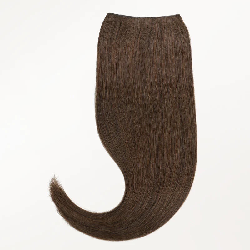 Chocolate Brown (4A) Genius Tape Weft Hair Extensions 60g - Image 8