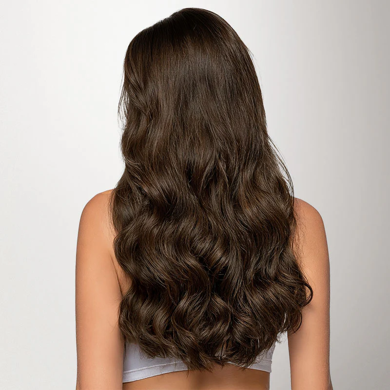 Chocolate Brown (4A) Genius Weft Hair Extensions (50-120g) - Image 13