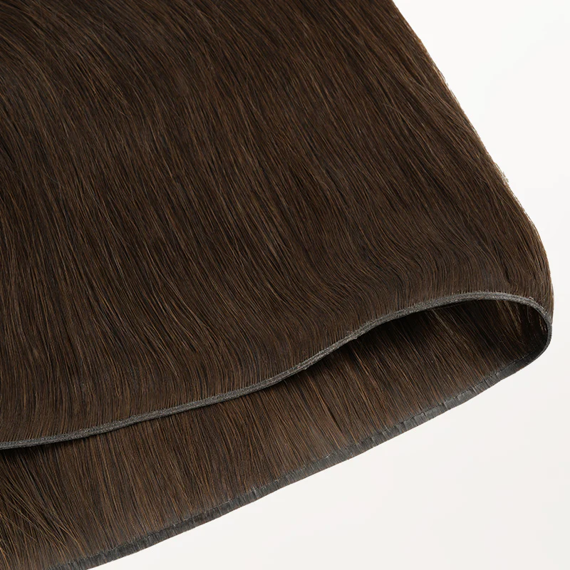 Chocolate Brown (4A) Genius Weft Hair Extensions (50-120g) - Image 14