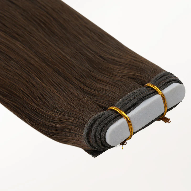 Chocolate Brown (4A) Genius Weft Hair Extensions (50-120g) - Image 17