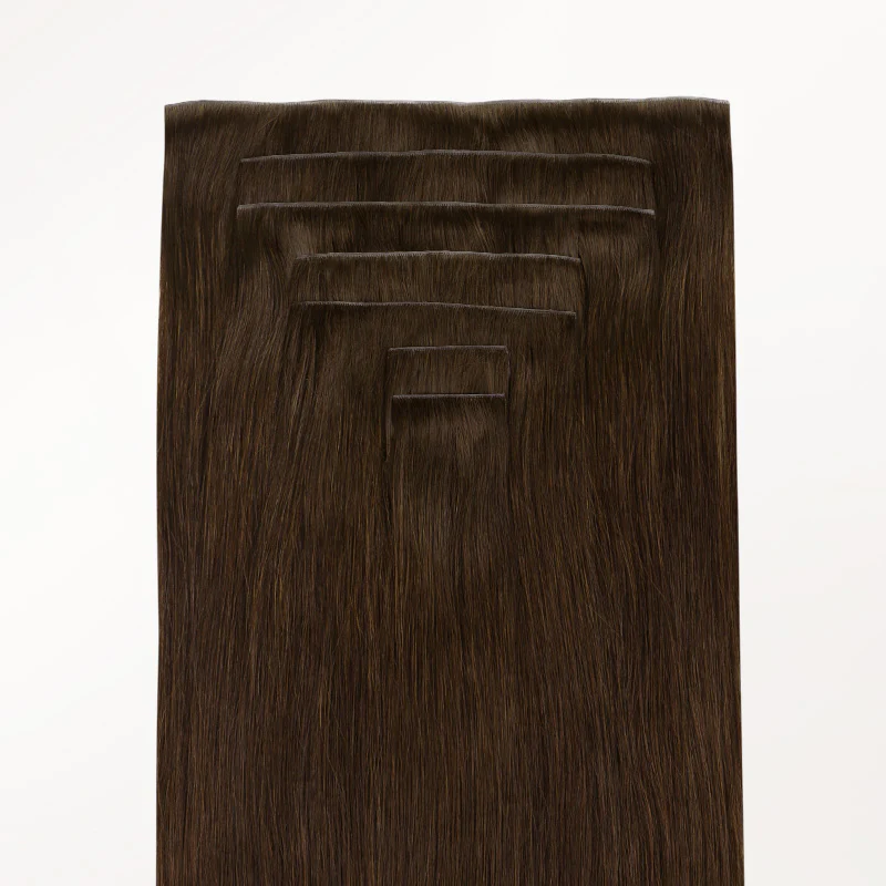 Chocolate Brown (4A) Invisi Edge Seamless Clip-Ins (140g-160g) - Image 4