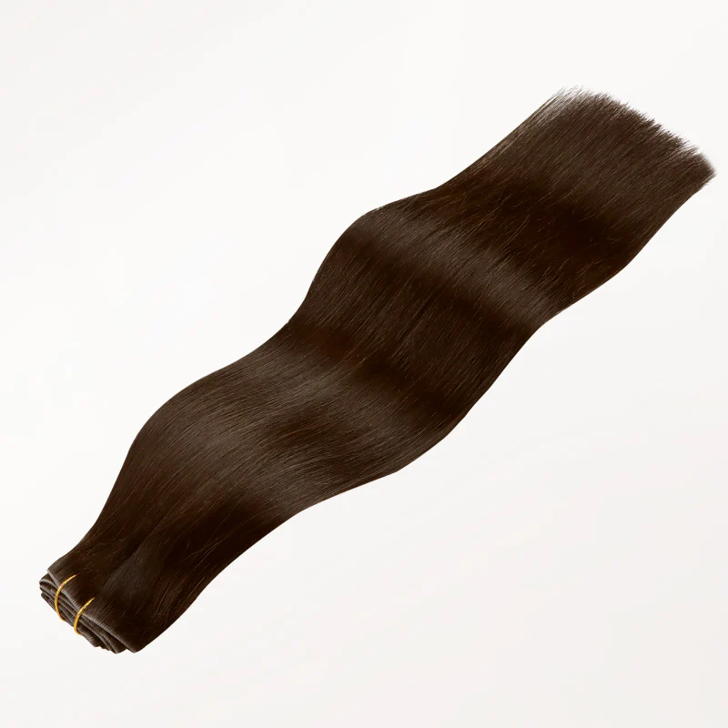 Chocolate Brown (4A) Invisi Edge Seamless Clip-Ins (140g-160g) - Image 9
