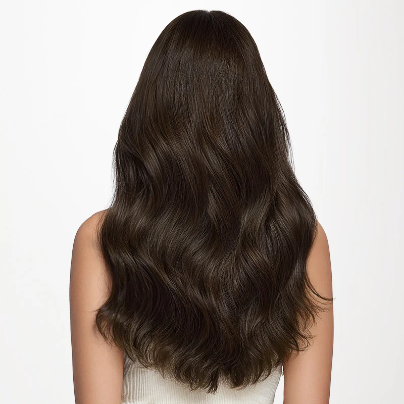 Chocolate Brown (4A) Thick Sew-In Weft Hair Extensions (120g-160g) - Image 2