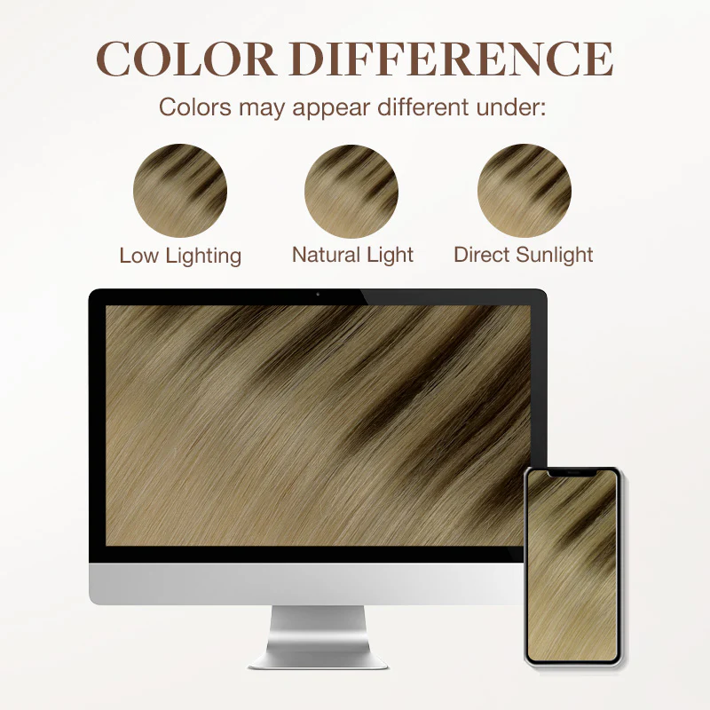 Chocolate Brown to Dirty Blonde (4/18) Tape-Ins 50g - Image 10