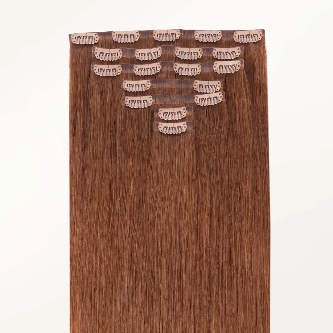 Cinnamon Terra Copper (330) Seamless Clip-Ins (130g-160g) [Clearance] - Image 6
