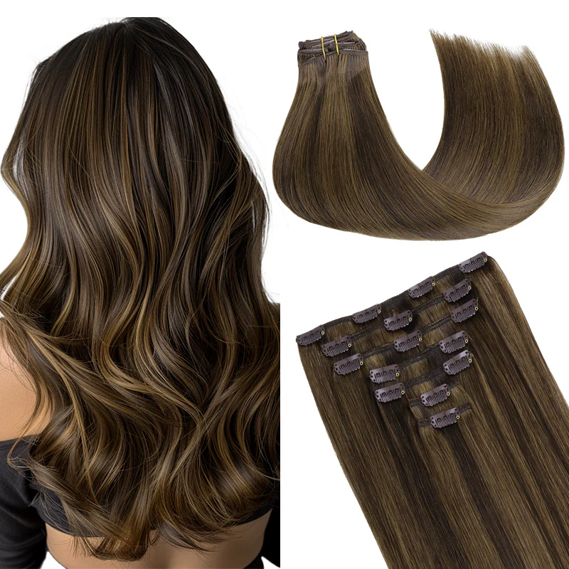 Classic Clip in Hair Extensions 120G - Image 25