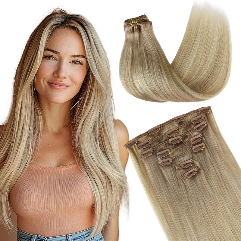 Classic Clip in Hair Extensions 120G - Image 33