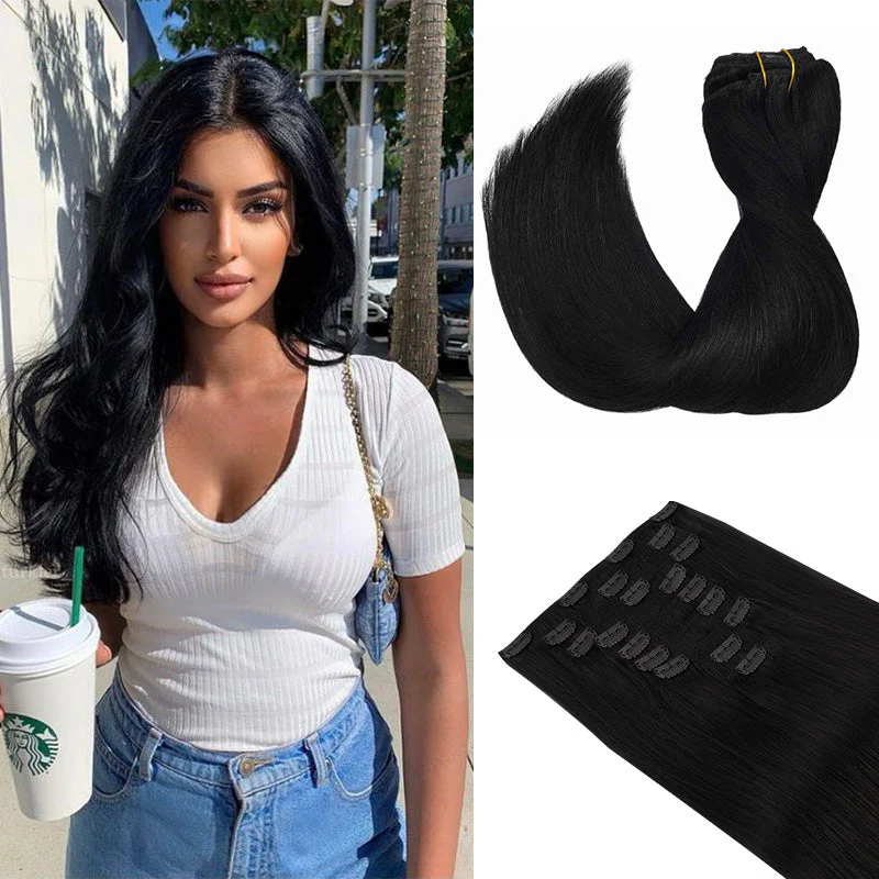 Clip in Hair Extensions 150g-sale - Image 4