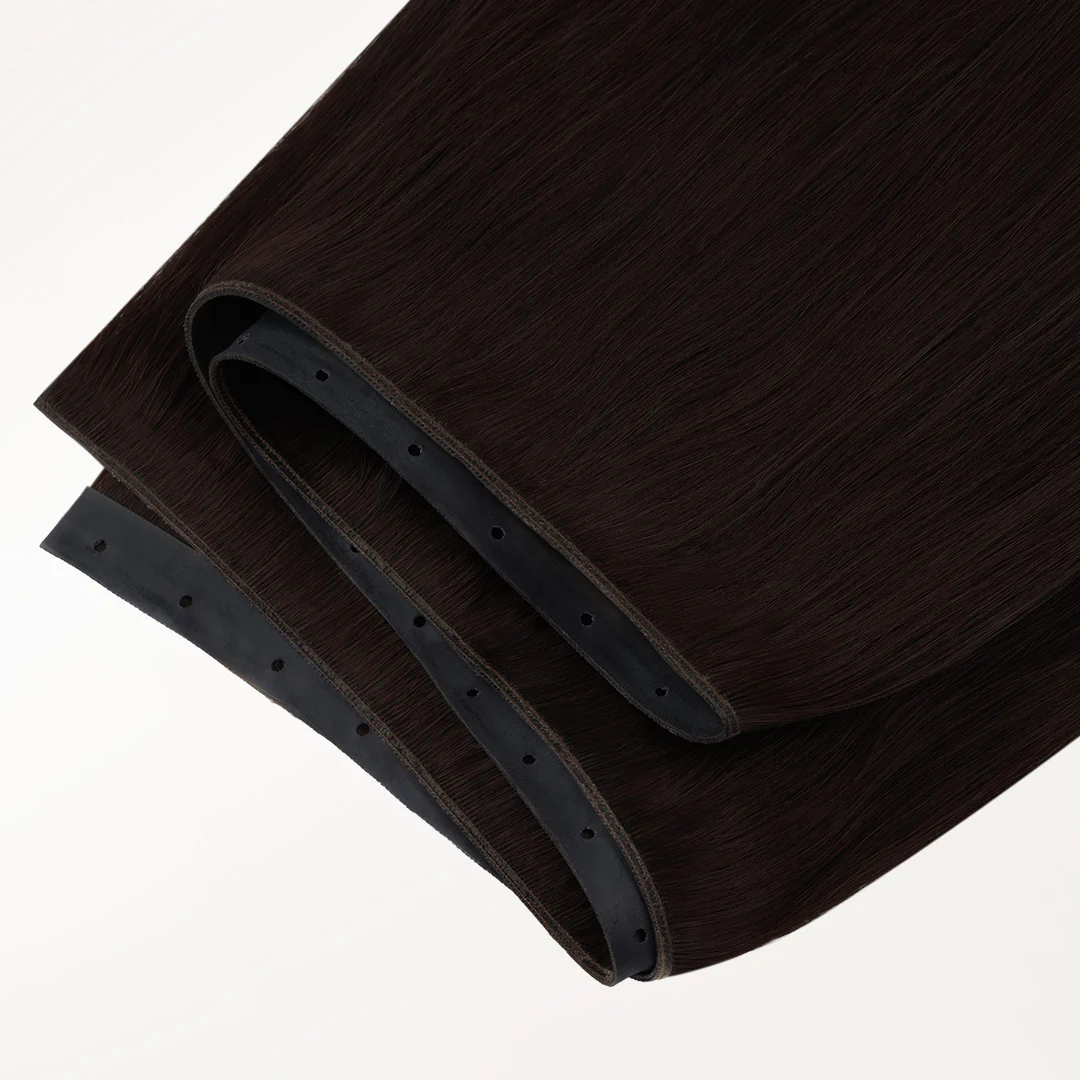 Dark Brown (2) Butterfly Weft Hair Extensions (100g-160g) - Image 4