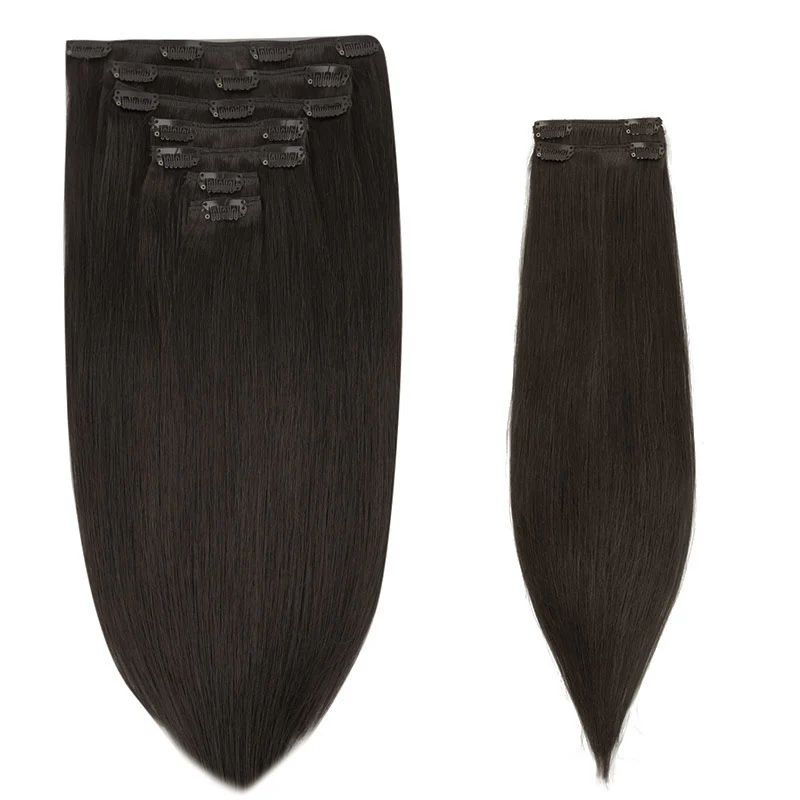 Dark Brown (2) Classic Clip-Ins (150g-170g) - Image 3