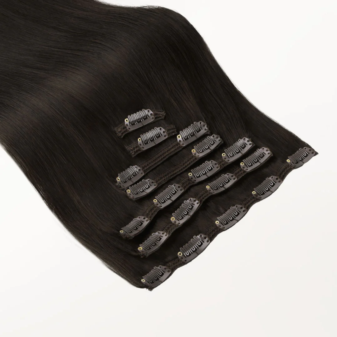 Dark Brown (2) Classic Clip-Ins (150g-170g) - Image 4