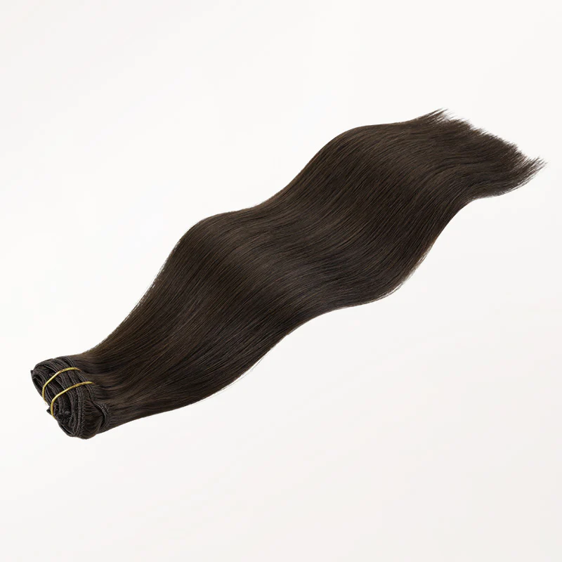 Dark Brown (2) Full Classic Clip-Ins (160g-220g) - Image 6