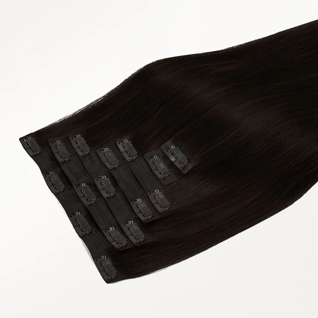 Dark Brown (2) Seamless Clip-Ins (130g-160g) - Image 3