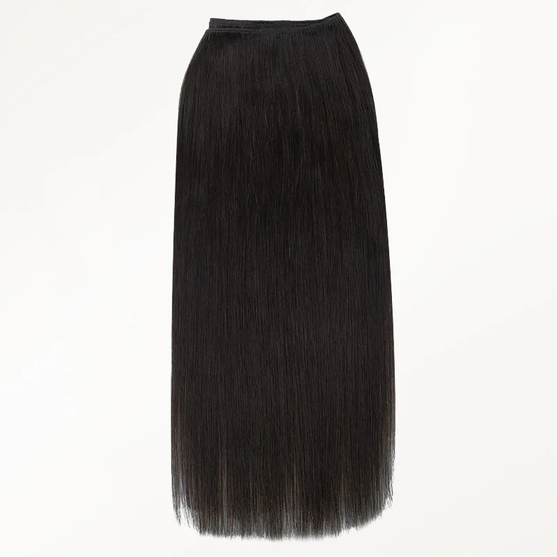 Dark Brown (2) Thick Sew-In Weft Hair Extensions (120g-160g) - Image 4