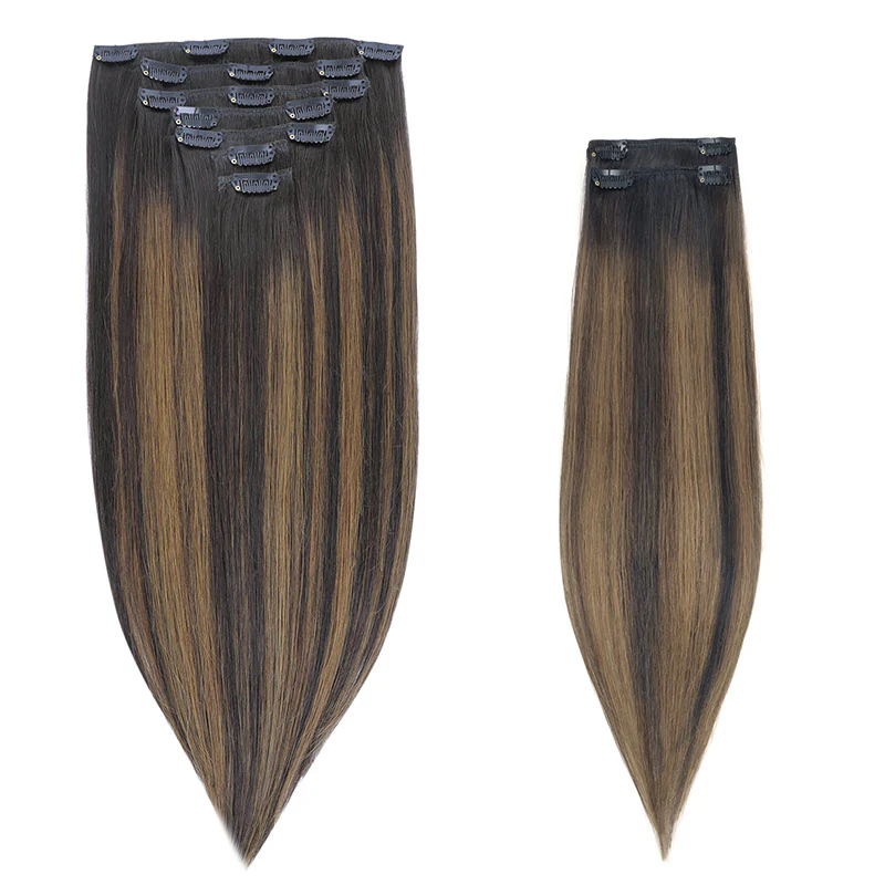 Dark Brown Balayage (2/6/2) Classic Clip-Ins (150g-170g) [Clearance] - Image 3