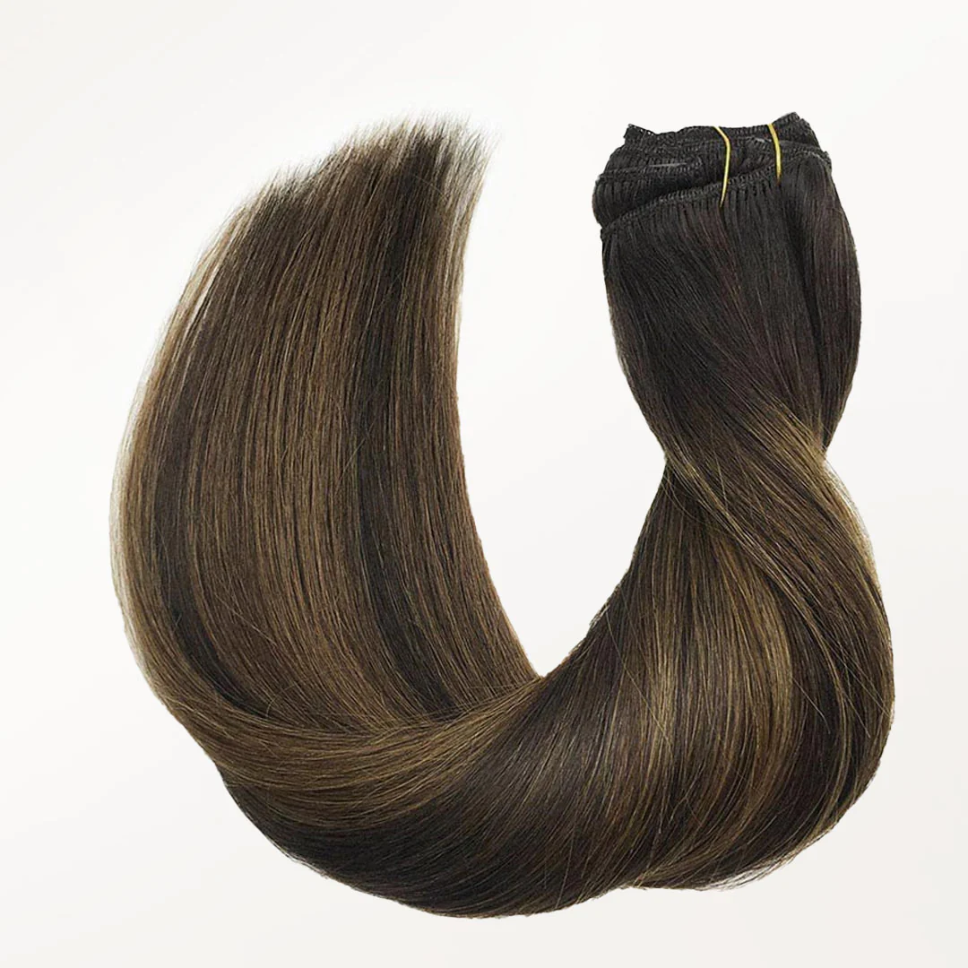 Dark Brown Balayage (2/6/2) Classic Clip-Ins (150g-170g) [Clearance] - Image 5
