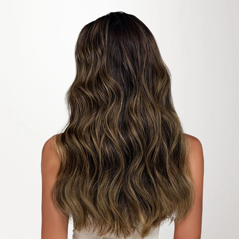 Dark Brown Balayage (2/6/2) Invisi Edge Seamless Clip-Ins (140g-160g) - Image 3