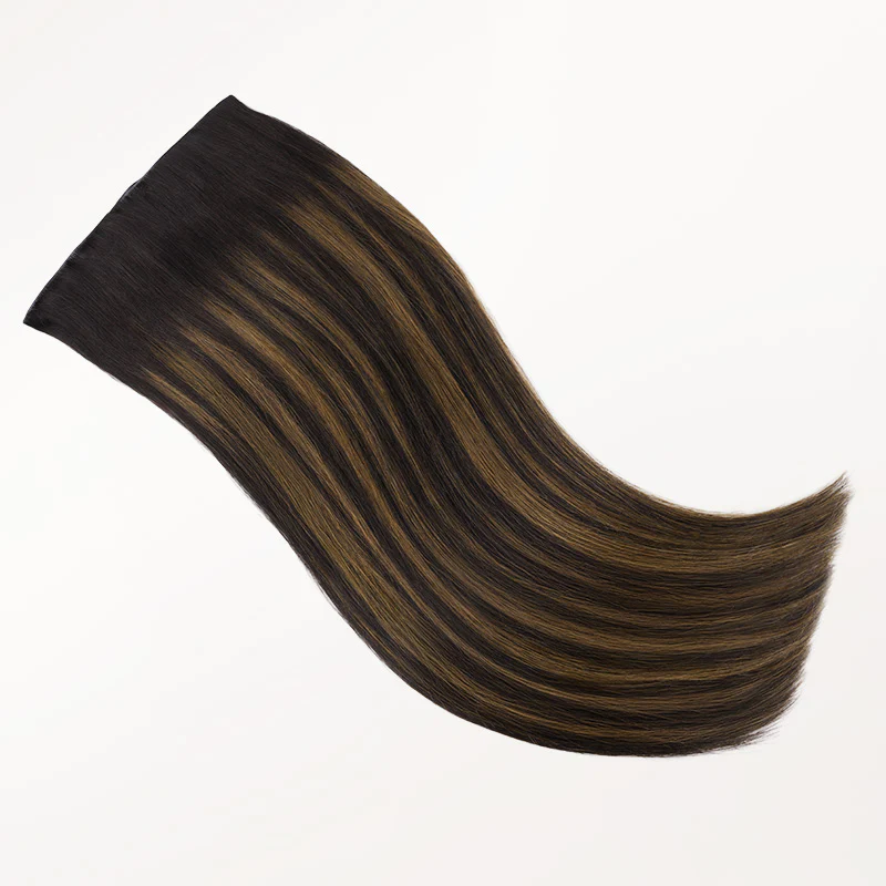Dark Brown Balayage (2/6/2) Invisi Edge Seamless Clip-Ins (140g-160g) - Image 8