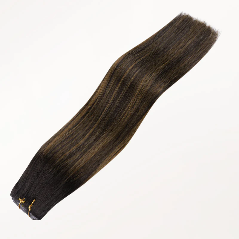 Dark Brown Balayage (2/6/2) Invisi Edge Seamless Clip-Ins (140g-160g) - Image 9