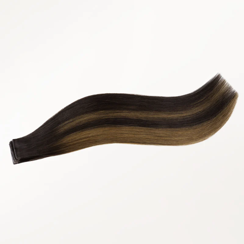 Dark Brown Balayage (2/6/2) Invisi Edge Tape-Ins 50g - Image 9