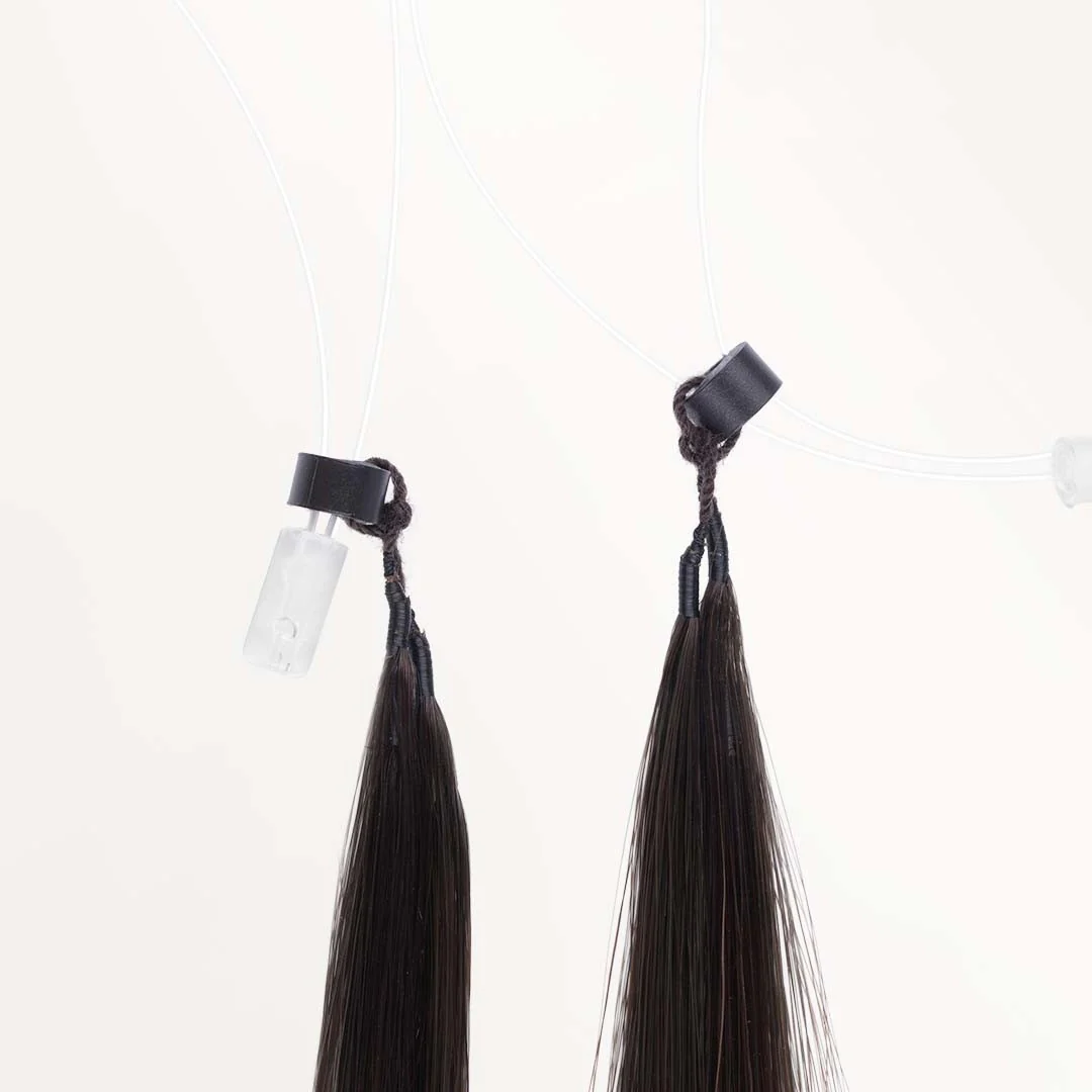 Dark Brown Balayage (2/6/2) Feather Crochet Hair 68g - Image 5