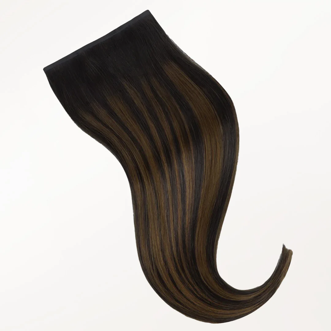 Dark Brown Balayage (2/6/2) Seamless Clip-Ins (130g-160g) - Image 4