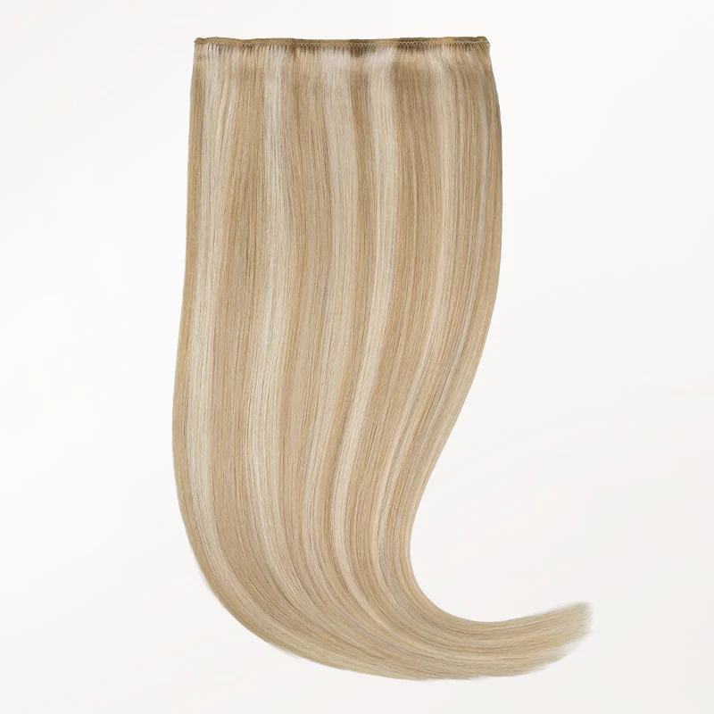 Dark Blonde Highlighted Bleach Blonde (18A/613A) Full Classic Clip-Ins (160g-220g) - Image 5