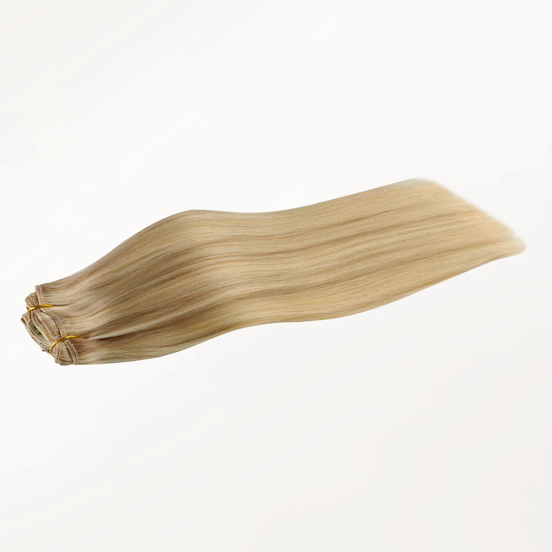 Dirty Blonde Highlights (18D/22F) Classic Clip-Ins (120g-130g) - Image 6