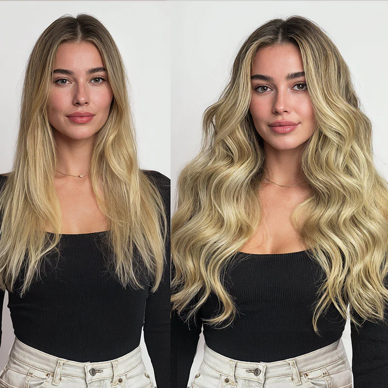 Dirty Blonde Highlights (18D/22F) Tape-Ins 50g - Image 3